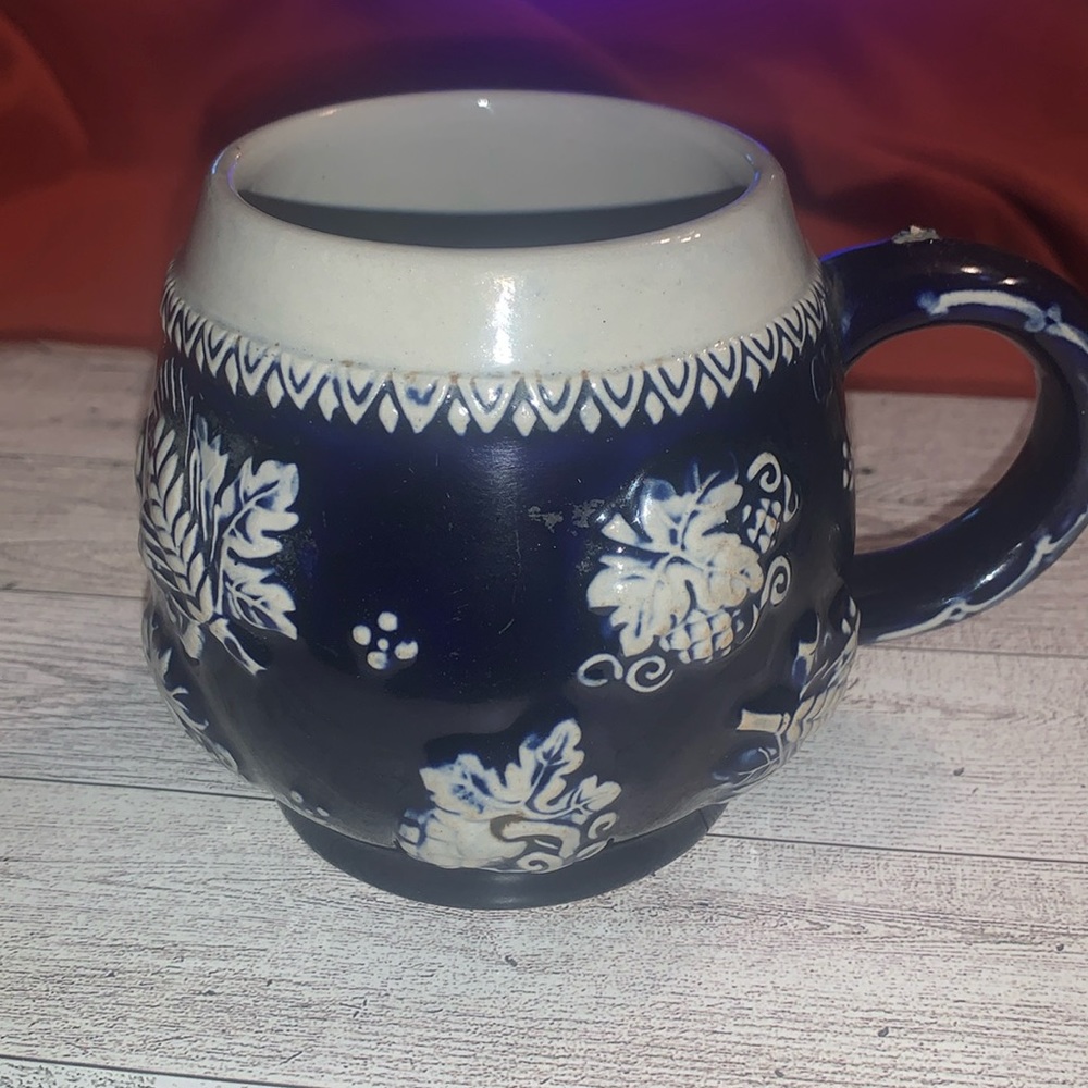 Vintage Reinhold Merkelbach German Stein Beer Mug Hops & Grain Design